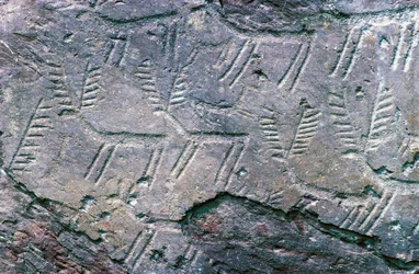 Gravuras rupestres no Parque Arqueológico Nacional de Massi di Cemmo, Val Camonica (Lista do Património Mundial da UNESCO)