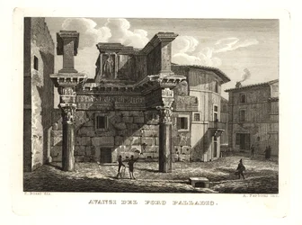 Ruínas do Forum Palladium, Avanzi del Foro Palladio, Roma