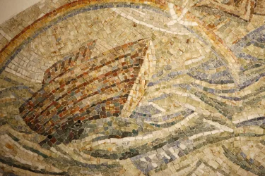 Basílica da abadia de Saint-Maurice, Mosaico da Arca de Madeleine DienerNoa, Saint-Maurice, Suiça