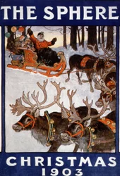 O Pai Natal e as suas renas