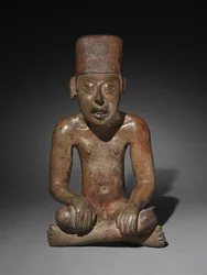 Figura sentada, Oaxaca, 300 aC-700 dC