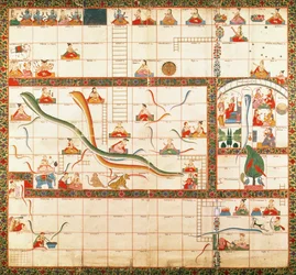 Serpentes e Escadas - o caminho para o céu ou para o inferno, meados do século XVIII