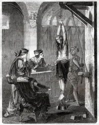 Sorciere au Moyen. Bruxa da Idade Média.