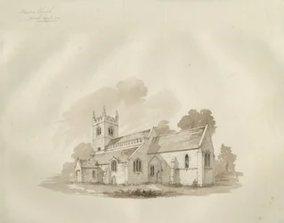 Igreja Standon: desenho a caneta e tinta, sd [ Meados do séc. XIX]