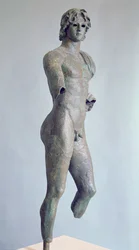 Estátua de um 