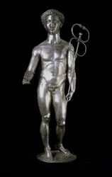 Estatueta de Mercúrio, séc. II-3º a.C. (prata)