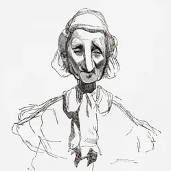 Strasbourgeoise, após uma obra de Gustave Dore, ilustração de 