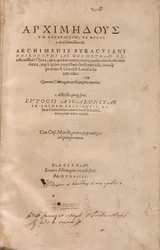O Palimpsesto de Arquimedes