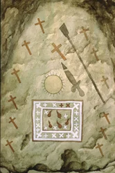 O Santo Graal, Reprodução de uma pintura do século XIII (impressão)