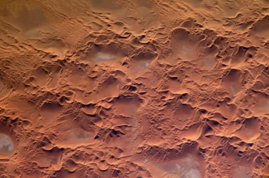 O Issaouane Erg na Argélia a partir do espaço, Janeiro de 2005