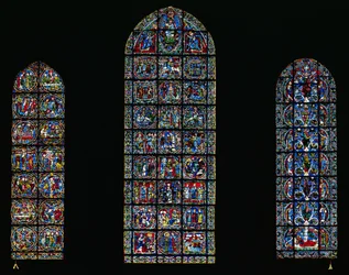 The Passion, The Nativity and the Tree of Jesse (vitral) (para detalhes 98063-64)