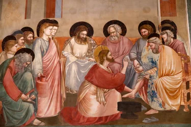 A Capela Scrovegni. Fresco por Giotto