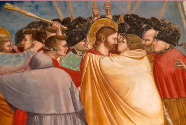 A Capela Scrovegni. Fresco por Giotto