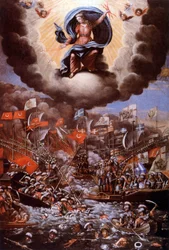 A batalha de Lepanto (1571), pintura
