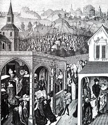 A coroação de Filipe II de França.