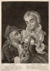A audiência, Augsburg, c.1760 (gravura)