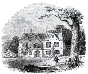 A casa de Walter Raleigh.