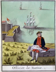 O oficial da marinha