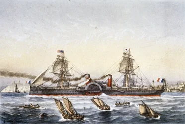 O navio à vela e a vapor Washington