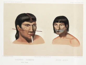 Dois índios sul-americanos, c 1843-1847