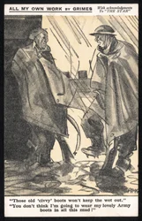Reino Unido : Um postal humorístico produzido durante a Segunda Guerra Mundial por Raphael Tuck & Sons Ltd