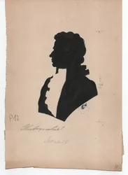Wolfgang Amadeus Mozart (1756-1791) (c. 1850, silhueta)