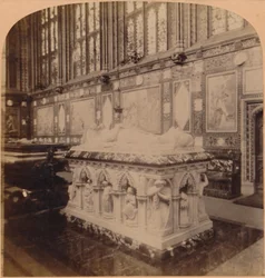 Cenotáfio do príncipe consorte, em Albert Memorial Chapel, Windsor, Inglaterra, 1900.