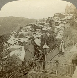 Simla, capital do verão nas Índias, c1900s.