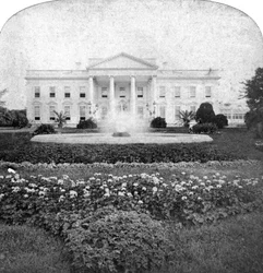 A Casa Branca, Washington, DC, EUA, início do século XX.