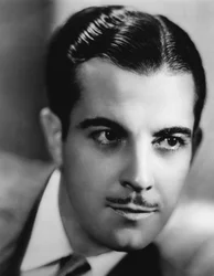 Retrato de Ramon Novarro (1899-1968), ator de cinema mexicano