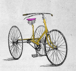 Modelo avançado de triciclo.