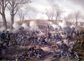 Guerra Civil Americana (1861 - 1865): Primeira Batalha do Forte Donelson (Tennessee) 16 de fevereiro