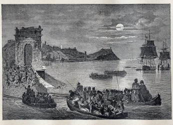 Ancona (Ancona) - Expedição de Ancona à Itália lançada por Louis Philippe I na noite de 22-23 de fevereiro