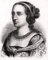 Anne de France, conhecida como a Senhora de Beaujeu (1461 - 1522).