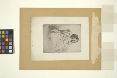 Annie, sentada (gravura)