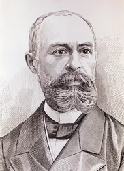 Antoine-Henri Becquerel, físico francês (Gravura)