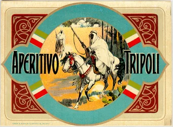 Anúncio do Aperitivo Trípoli, no final do século XIX