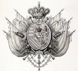 Braços da Toscana, início do século XIX. Leopold of Tuscany.