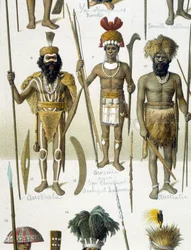 Povos Indígenas Australianos em trajes de Estado