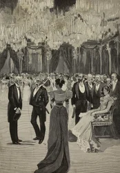 Baile na Sala das Cariátides, Palazzo Reale, 12 de maio