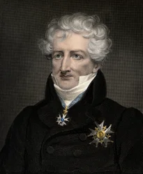 Barão Georges Cuvier (1764-1823) - gravura - século XIX
