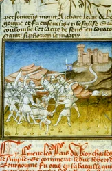 Batalha de Soissons - Miniatura da Idade Média (ref. 512