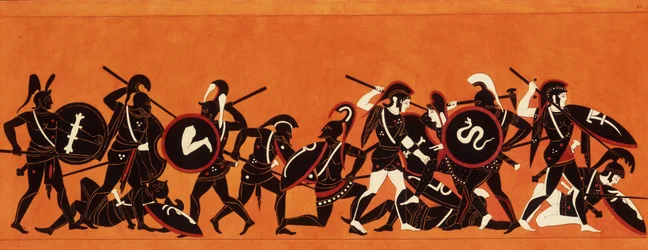 Batalha dos Gregos e dos Troianos (Guerra de Troia), 1808-1810