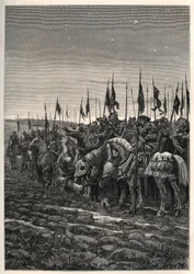 Antes da batalha de Agincourt - Guerra dos 100 anos: Batalha de Azincourt (Pas-de-Calais) 25 de Outubro