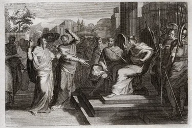 Bíblia de Royaumont, Velho Testamento: Piete de Josafá. Jehosafá, o rei mais piedoso de Judá, faz tremer todos os príncipes que estão ao redor dele, e testifica de várias maneiras a sua piedade para com Deus, o que o fez vitorioso sobre os seus inimigos. I