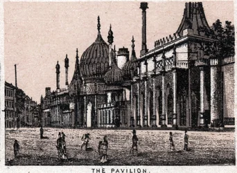 Brighton, Inglaterra: vista do pavilhão. em "The world illustrates 168 views" Sem data (final do século XIX)