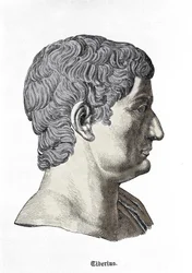 Busto de Tibério (42 AC - 37 DC).