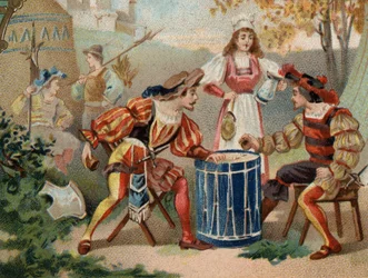 Canto do acampamento sob François I.
