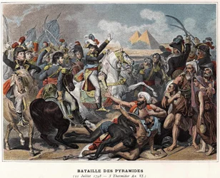 Campanha (Expedição) do Egito (1798-1801): Batalha das Pirâmides, 21 de julho