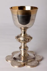 O cálice do capelão Georges Coquere. Metelsmithing, ouro e prata